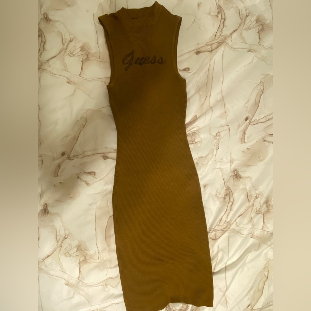 Guess | Brown | Dress | Small but will fit Medium - Picture 2 of 8